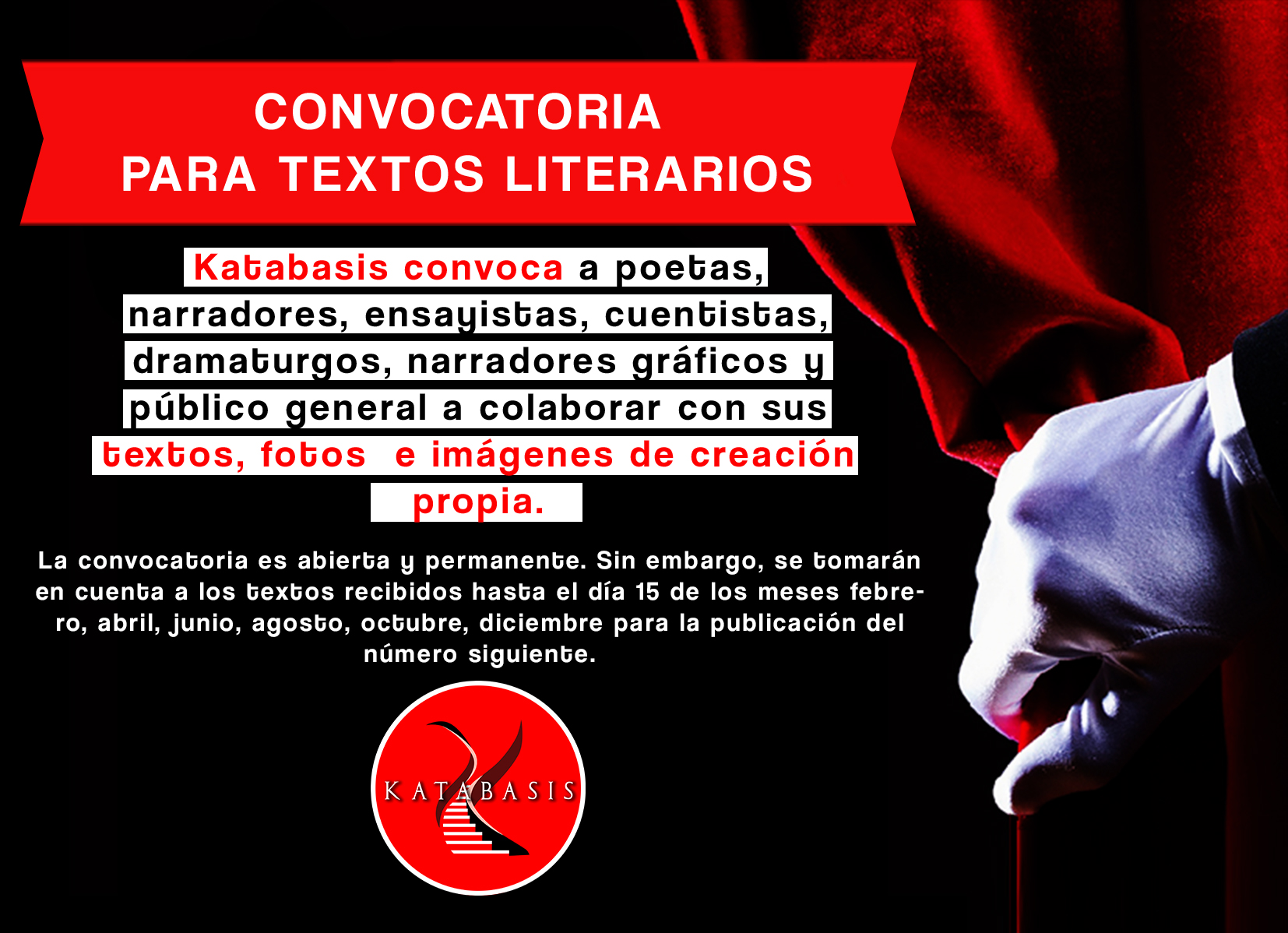 Convocatoria Textos Literarios [Actualizado]